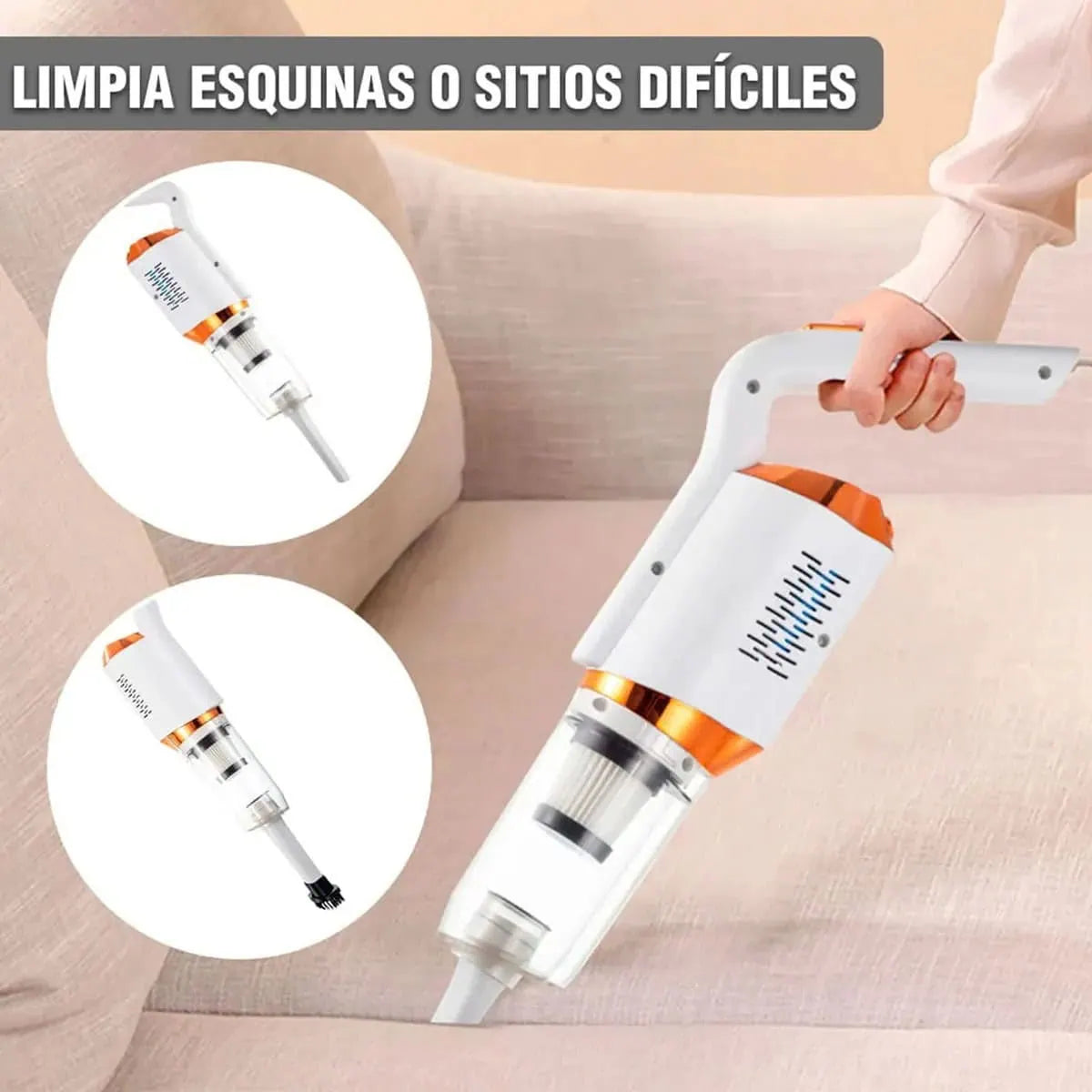 💥 TurboClean 2X™ Aspiradora Inteligente 3 en 1 de Alta Potencia