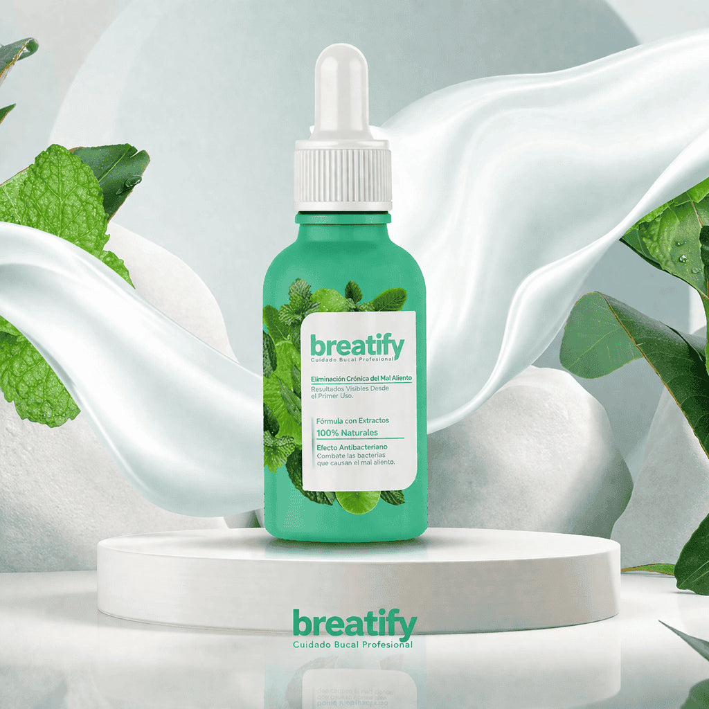 Breafity 🌿Elimina el mal aliento desde la raíz en segundos y recupera tu confianza al hablar 🌬️