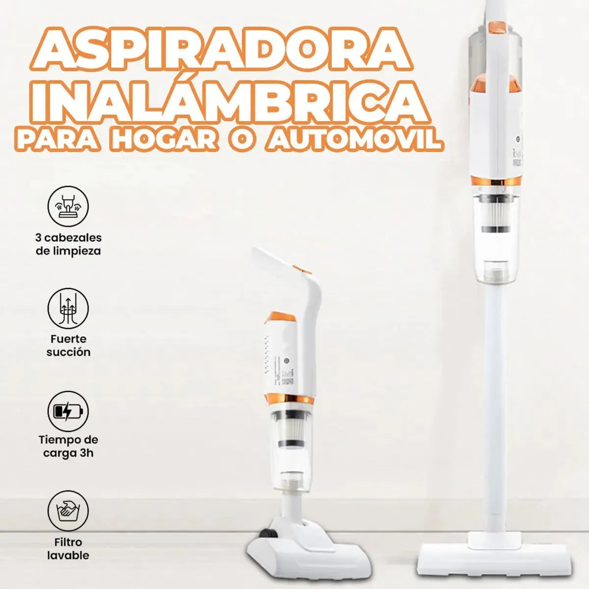 💥 TurboClean 2X™ Aspiradora Inteligente 3 en 1 de Alta Potencia